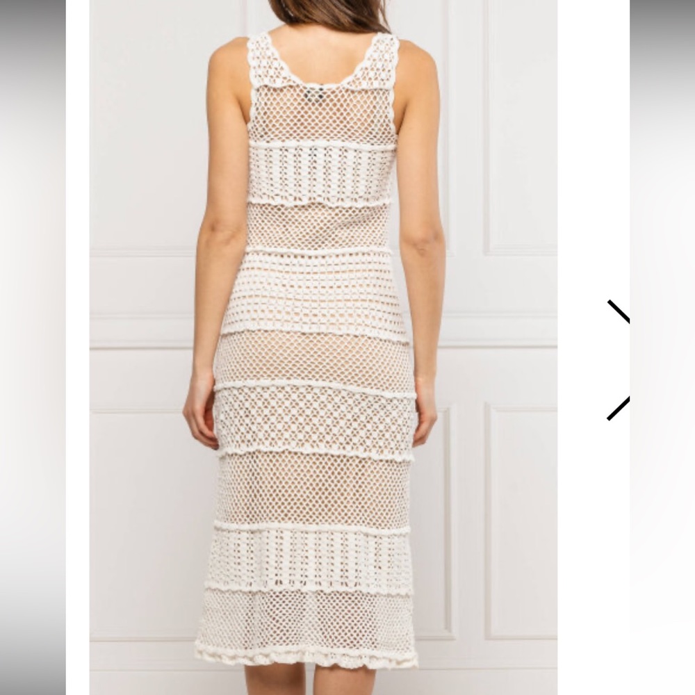 Pinko Jamaica Crotchet Lace Dress. - Picture 3 of 12